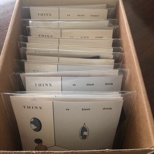 THINX underwear. 4 Sport style, 4 Thong, 3 Cheeky